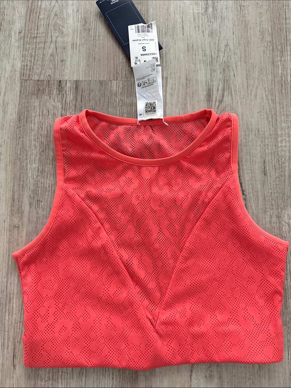 Reebok Coral High-Neck Perforated Tank Top